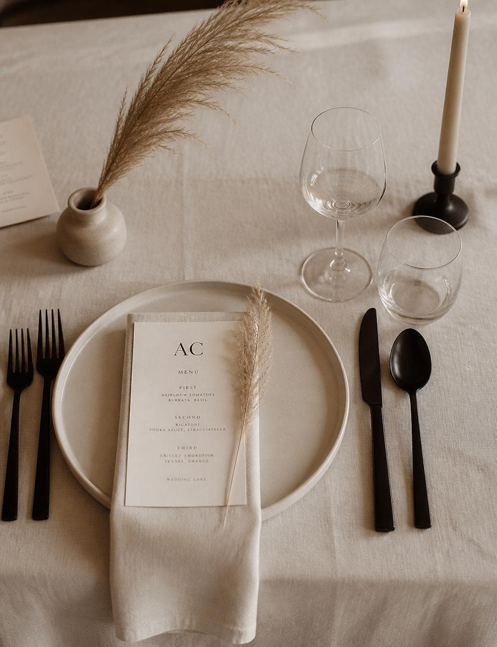 Modern wedding template preview