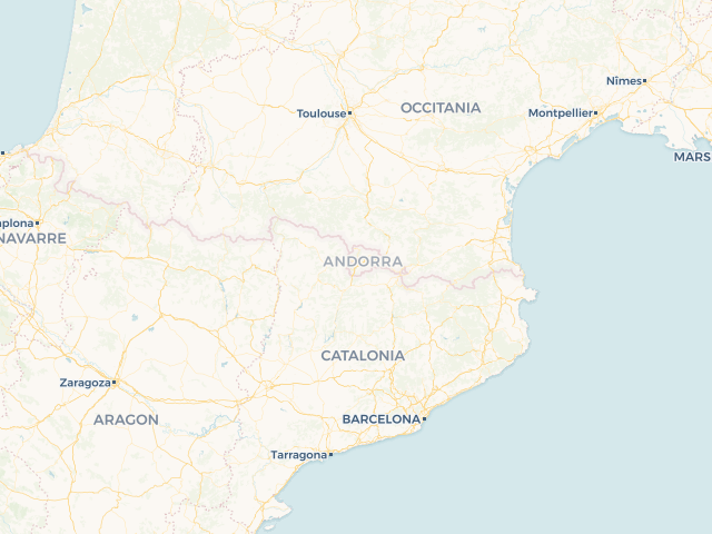 Location map of Andorra