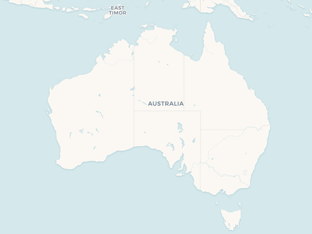 Location map of Australia