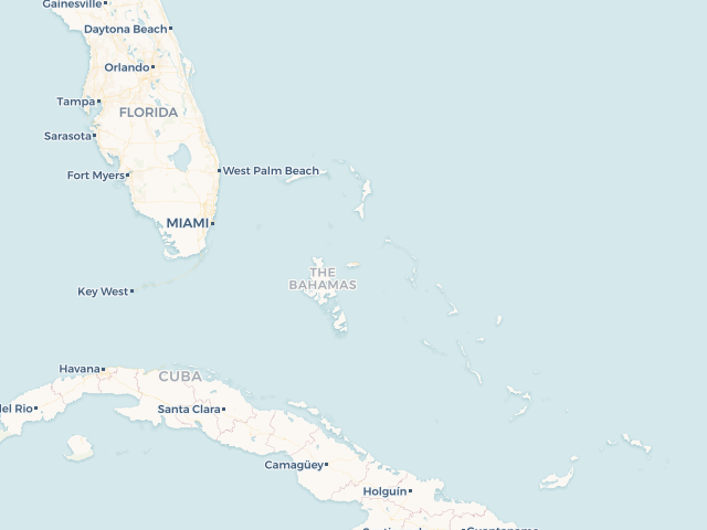 Location map of Bahamas
