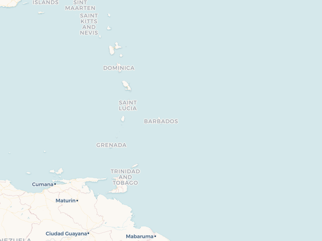 Location map of Barbados