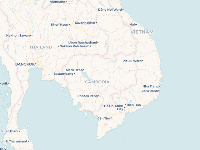 Location map of Cambodia