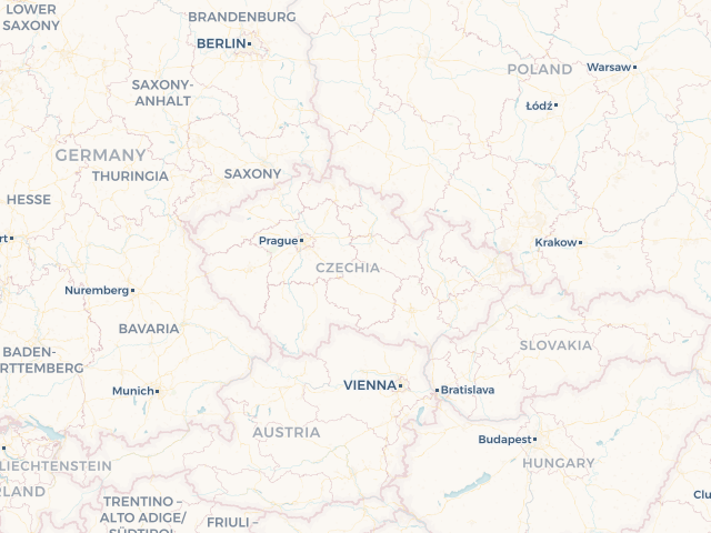 Location map of Czechia