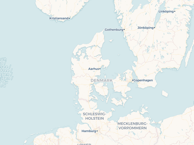 Location map of Denmark