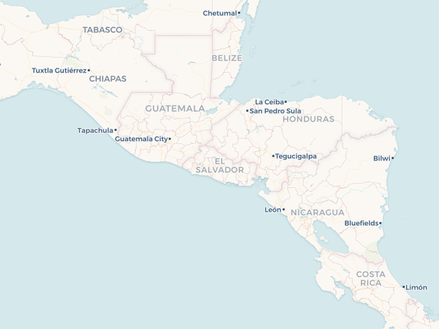 Location map of El Salvador