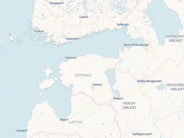 Location map of Estonia