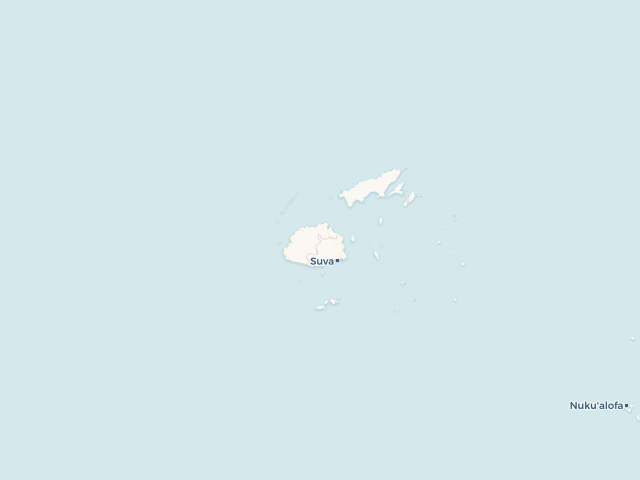 Location map of Fiji