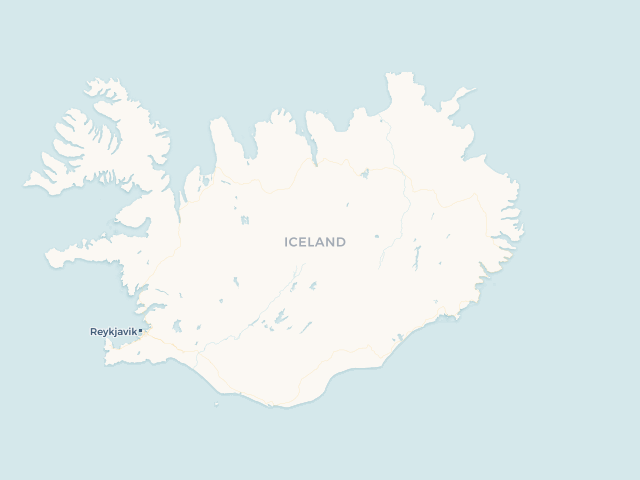 Location map of Iceland