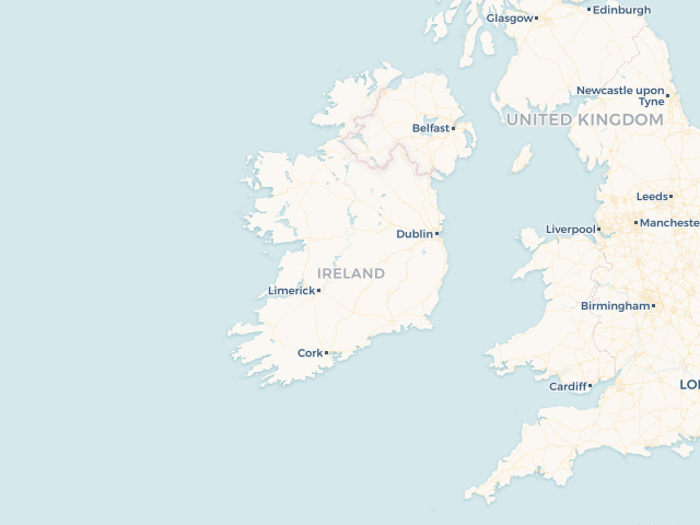 Location map of Ireland
