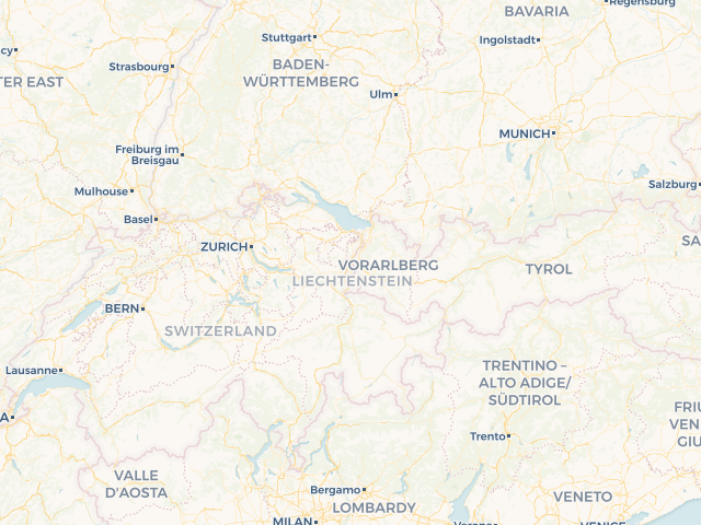 Location map of Liechtenstein