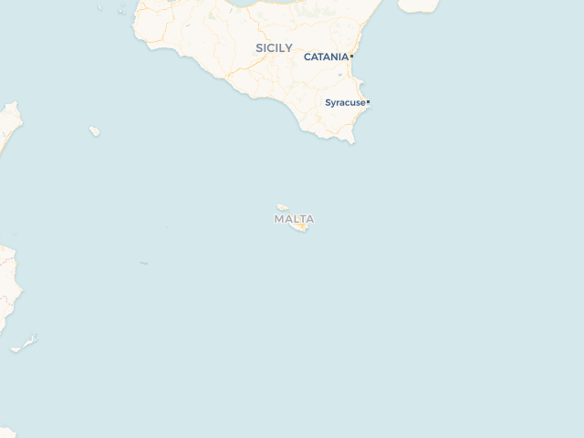 Location map of Malta