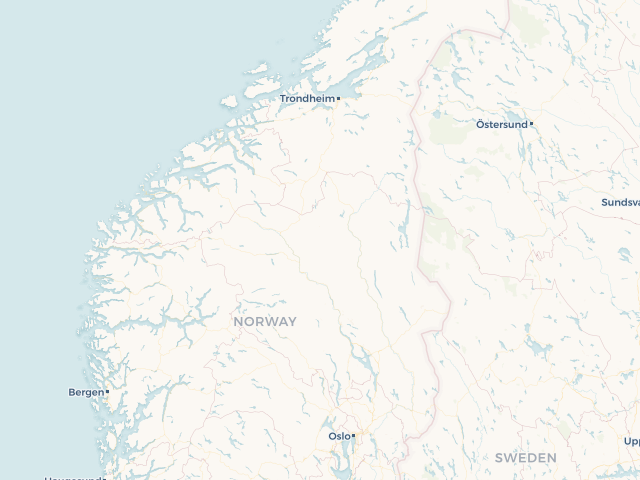 Location map of Norway