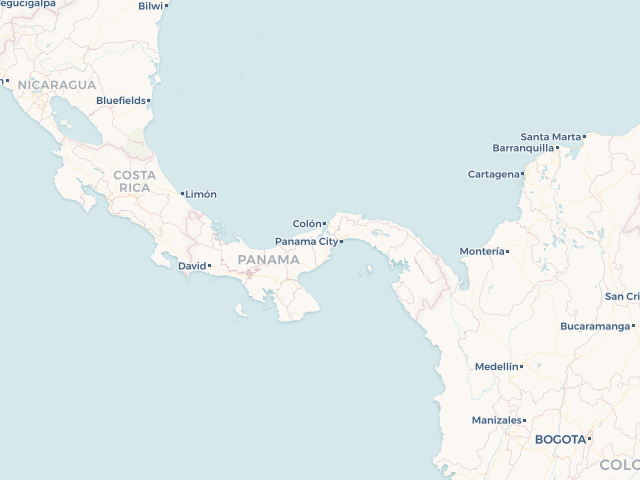 Location map of Panama