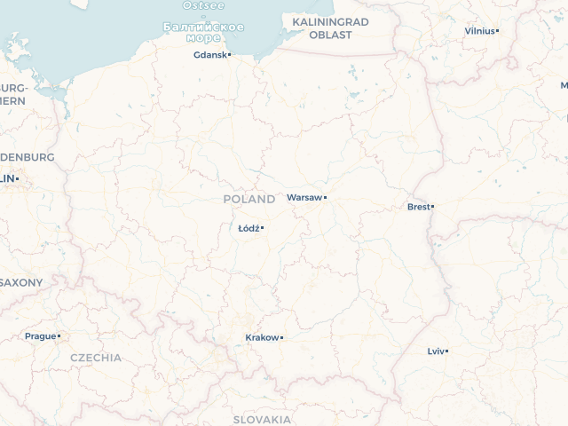 Location map of Poland