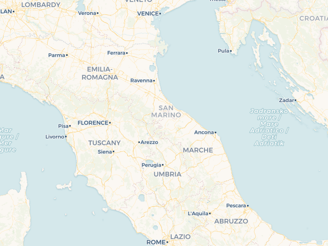 Location map of San Marino