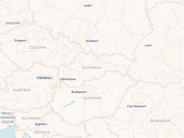Location map of Slovakia