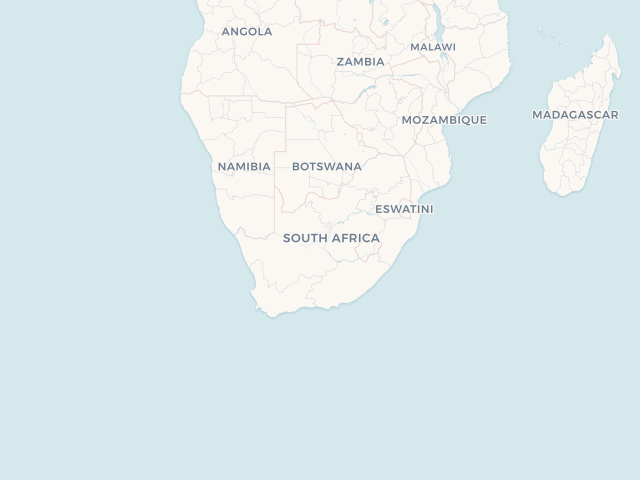 Location map of South Africa