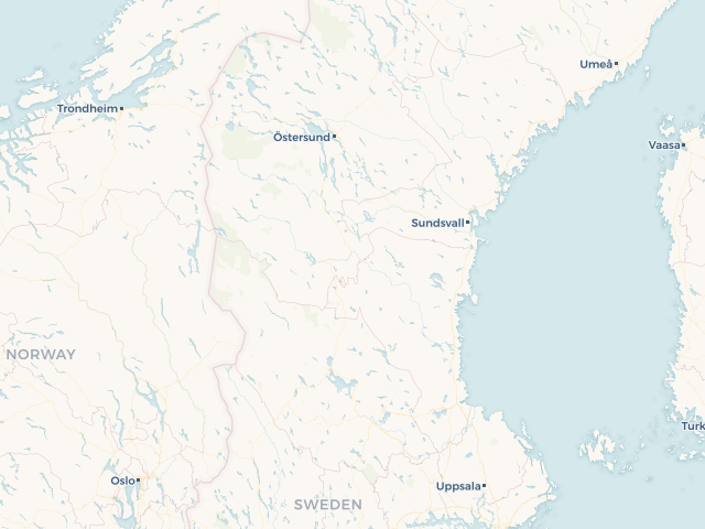 Location map of Sweden