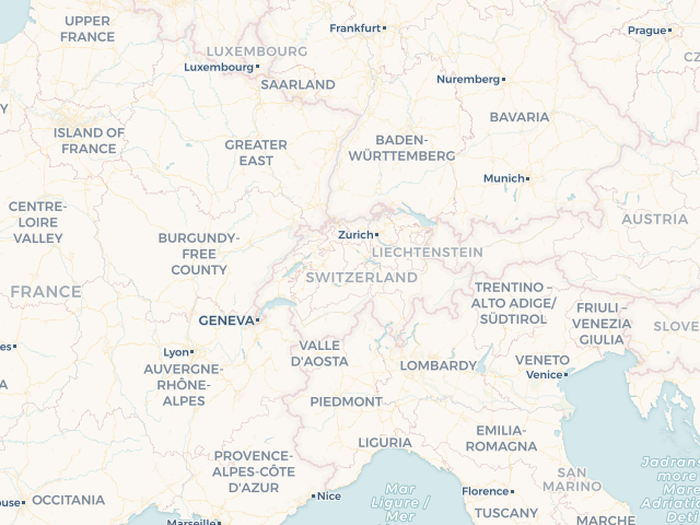 Location map of Switzerland
