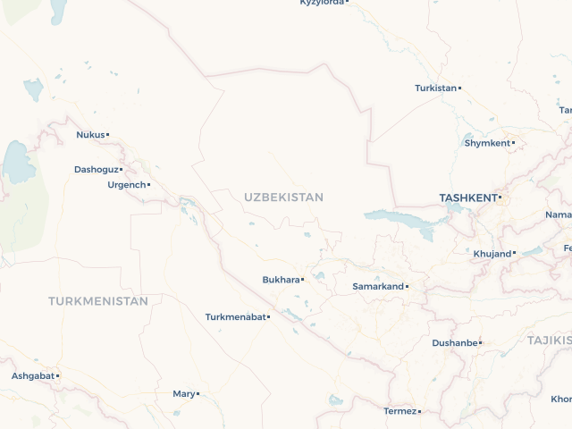 Location map of Uzbekistan