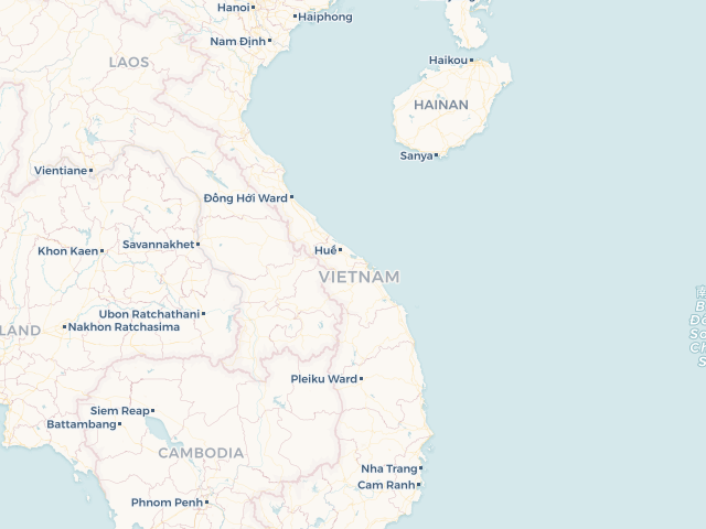 Location map of Vietnam